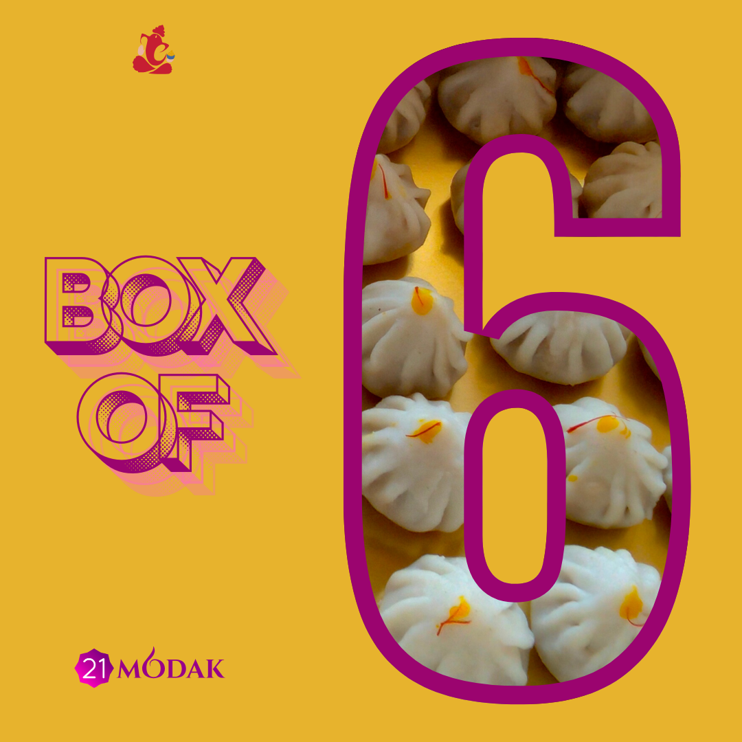Box of 6 - Ukadiche Modak